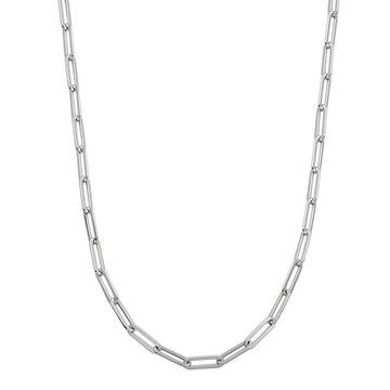 Charles Garnier Sterling Silver Paperclip Necklace