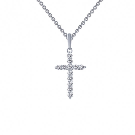 Lafonn Simulated Diamond Cross Necklace
