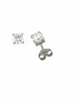 Sterling Silver 5MM CZ Stud