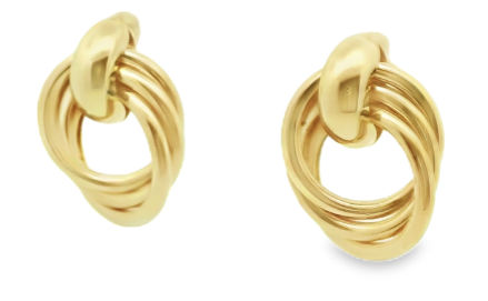 Gold Fill Triple Hoop Earrings