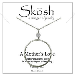 Skosh Silver Mother's Love Necklace 20+2"