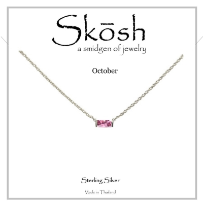 Skosh October Baguette Birthstone 16+2