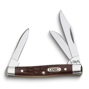 Case Synthetic Small Brown Stockman Pocket Knife