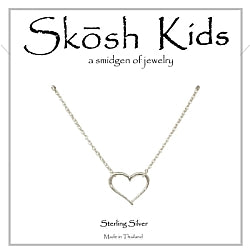 Skosh Kids Open Heart Necklace