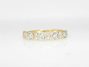 14K YG .28 CT Diamond Band