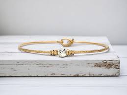 Earth Grace Peace Bracelet Gold Plated