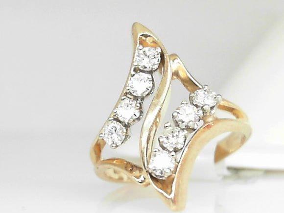 Yellow Gold Fancy Diamond Fashion Ring