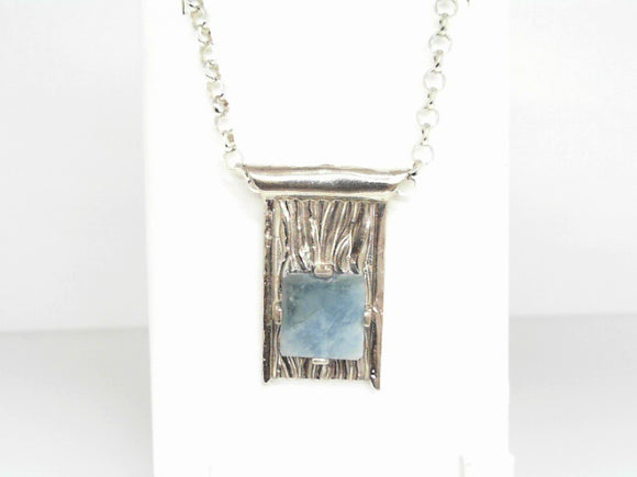Earth Grace Aquamarine Necklace 18+2