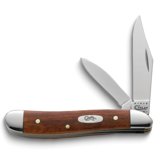 Case Smooth Chesnut Bone Peanut Knife