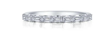 Lafonn Simulated Diamond Baguette Band