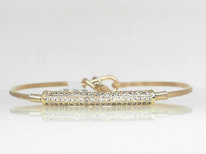 Earth Grace Gold Star Pave Bracelet