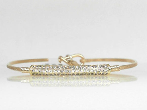 Earth Grace Gold Star Pave Bracelet