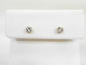 14K WG .40 CTW Diamond Studs