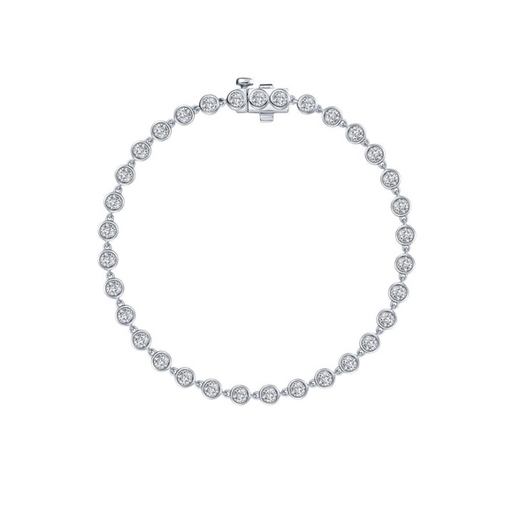 Lafonn Bezel Set Simulated Diamond Tennis Bracelet
