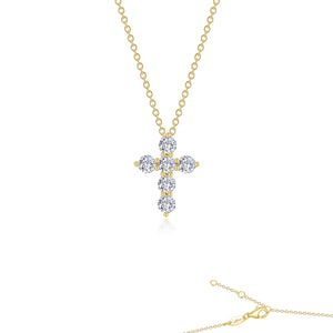 Lafonn GP Cross Necklace 20"