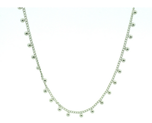 Sterling Silver Ball Chain Necklace