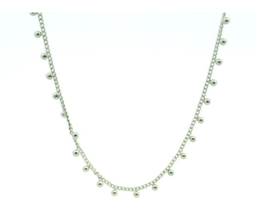 Sterling Silver Ball Chain Necklace