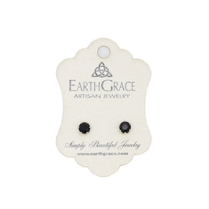 Earth Grace Ebony Studs