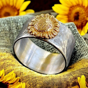 Earth Grace Two-Tone Sunflower Band