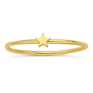 Gold Filled Stackable Star Ring Size 6