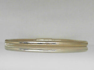 Yellow Gold Small Mesh Stretch Bangle Bracelet