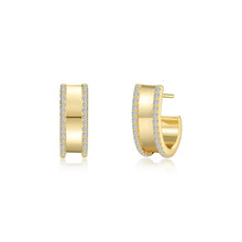 Lafonn Half Hoop Post-Back Earrings