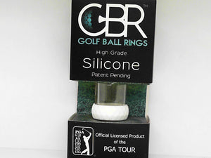 Golf Ball Rings Silicone Band White Size 9- 50% Off