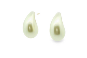 Gold Fill Pearl Tear Drop Shape Earrings