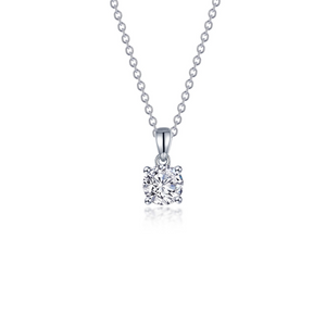 Lafonn 0.85ctw 4 Prong Solitare Necklace 20"