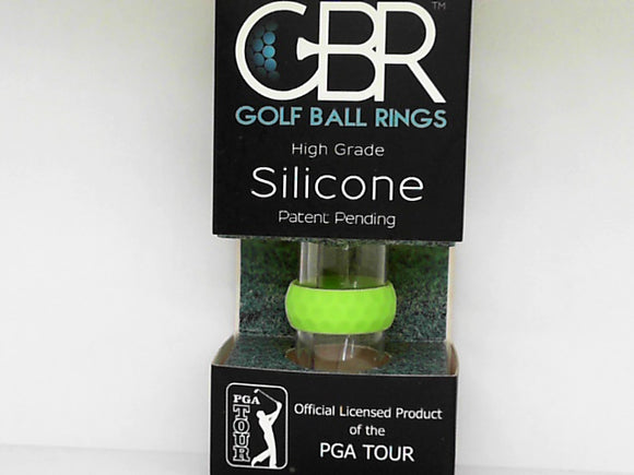 Golf Ball Rings Silicon Band Green Size 10- 50% Off