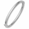 Sterling Silver Plain Round Tube with Spring Hinge