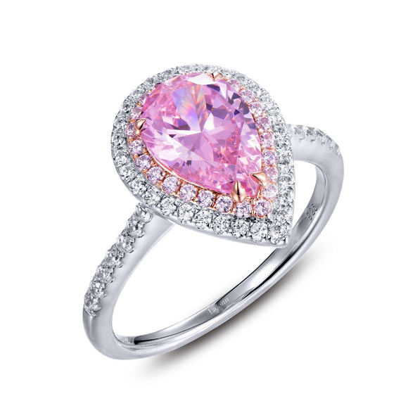 Lafonn Pear Pink Sapphire Ring