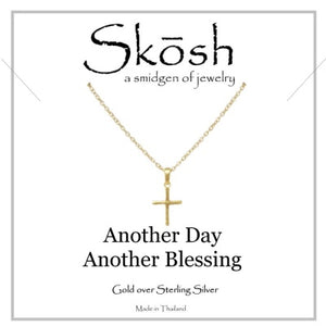 Skosh Hammered Cross 16+2"