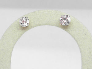 14k Yellow Gold Lab 2.00ct Diamond Stud Earrings