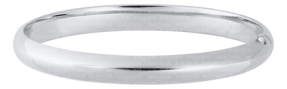 Sterling Silver Polished Bangle 8