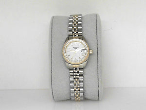 Moore's Elite Ladies' Two-Tone Watch with White Dial