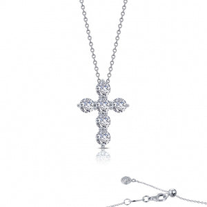 Lafonn Simulated Diamond Cross Necklace