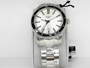 Mens' Moore's Elite Watch with Silver Dial and Black Bezel