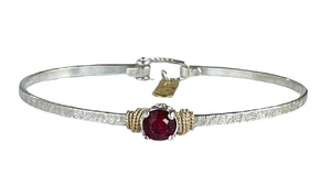 Earth Grace January Birthstone Bracelet 7"