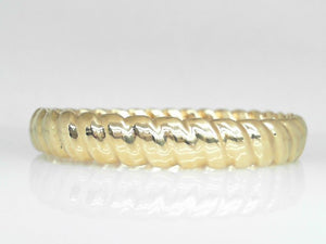14k Yellow Gold Twisted Bangle Bracelet