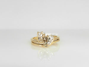 Yellow Gold Diamond Semi Mounting