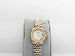 Moore's Elite Ladies Two-Tone Mother of Pearl Dial Watch