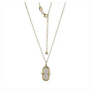 Charles Garnier Gold Plated CZ Necklace