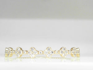 14k Yellow Gold Diamond (2.85ct) Bangle Bracelet