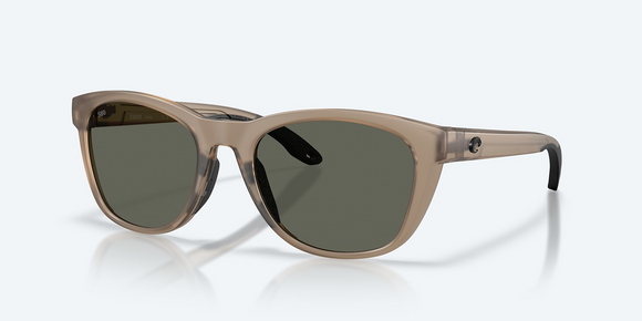Costa Aleta Matte Brown Smoke w/ Gray Ladies Sunglasses
