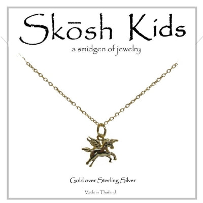Skosh Sterling Silver Unicorn Necklace 14