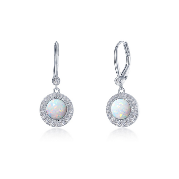 Lafonn Opal Leverback Earrings