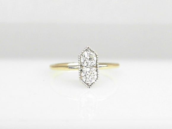 14k Two-Tone Lab Diamond 0.50ct Ring
