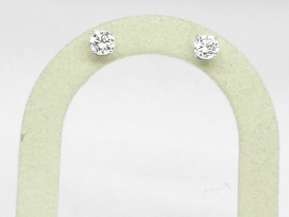 14k White Gold Lab Diamond 1.53ct Stud Earrings