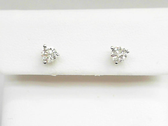 14K WG .75 CTW Diamond Martini Studs #17301